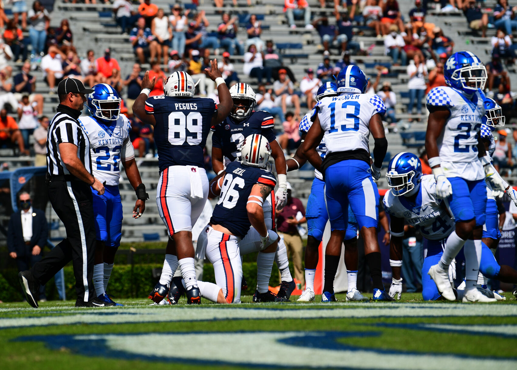 Football: Auburn vs Kentucky